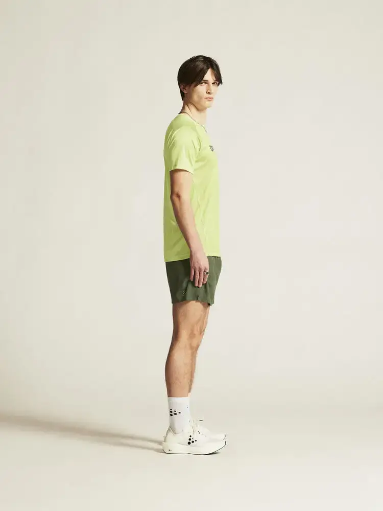 Craft CORE Essence 2 Hardloopbroek Kort Groen Heren