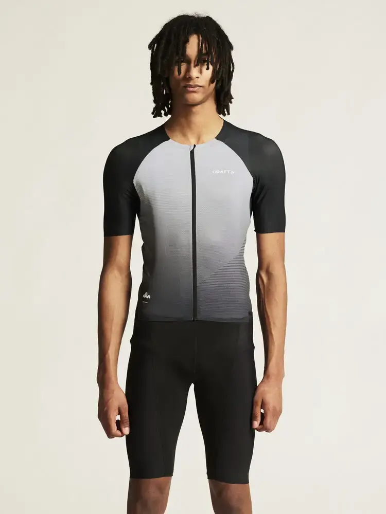 Craft Pro Aerolight Fietsshirt Korte Mouwen Zwart/Grijs Heren