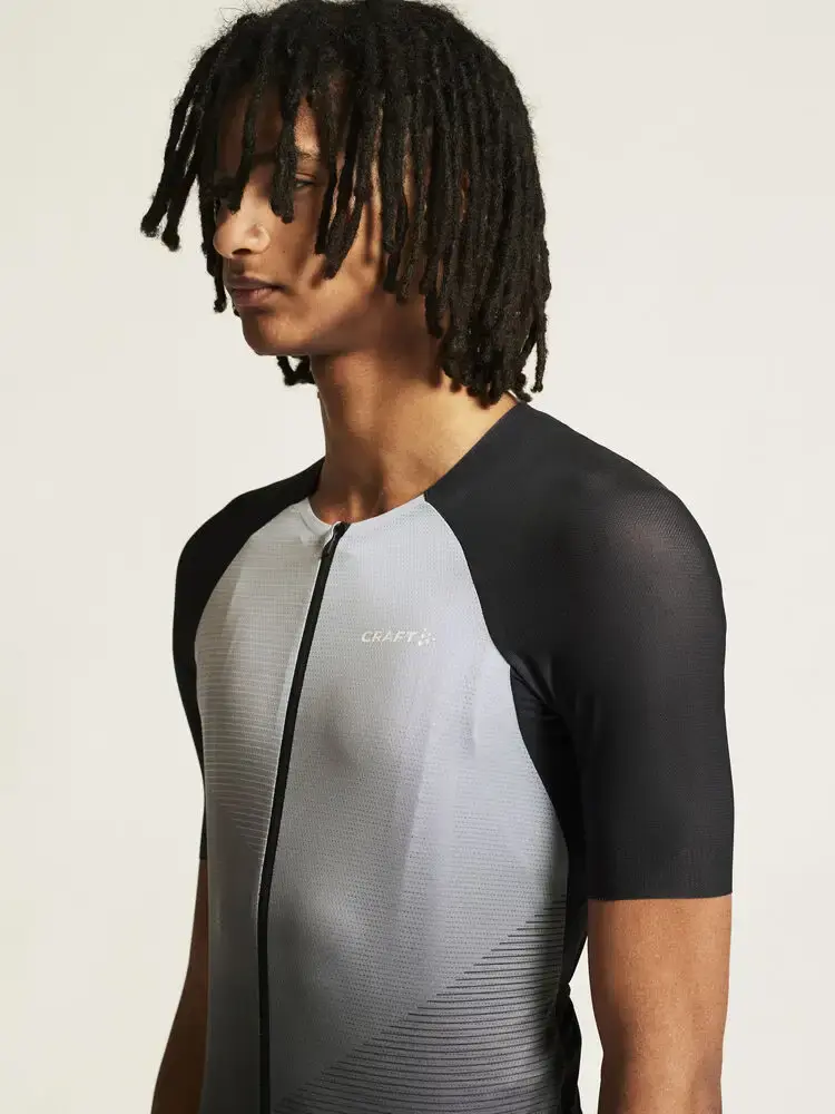 Craft Pro Aerolight Fietsshirt Korte Mouwen Zwart/Grijs Heren