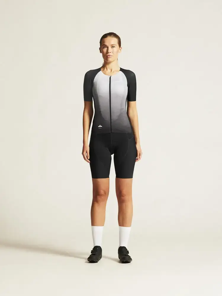 Craft Pro Aerolight Fietsshirt Korte Mouwen Zwart/Grijs Dames