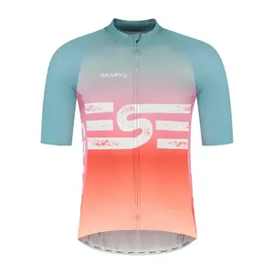 Craft Simone Cornelisse Fietsshirt Korte Mouwen Groen/Oranje Heren