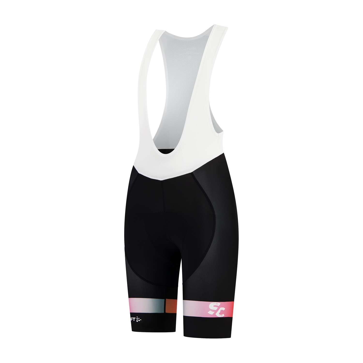 Craft Simone Cornelisse Fietsbroek Kort Zwart/Roze Dames