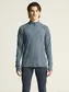 Craft Wool Hardloopshirt Lange Mouwen Blauw Melange Heren
