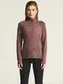 Craft Wool Hardloopshirt Lange Mouwen Roze Melange Dames