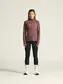 Craft Wool Hardloopshirt Lange Mouwen Roze Melange Dames