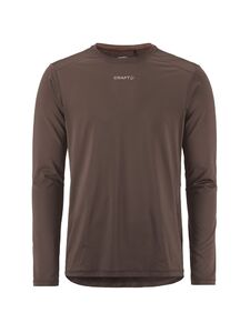 Craft ADV Essence 2 Hardloopshirt Lange Mouwen Bruin Heren