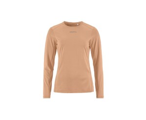 Craft ADV Essence 2 Hardloopshirt Lange Mouwen Oranje Dames