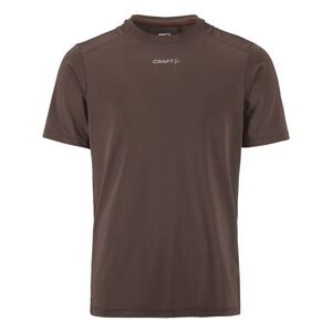 Craft ADV Essence 2 Hardloopshirt Korte Mouwen Bruin Heren