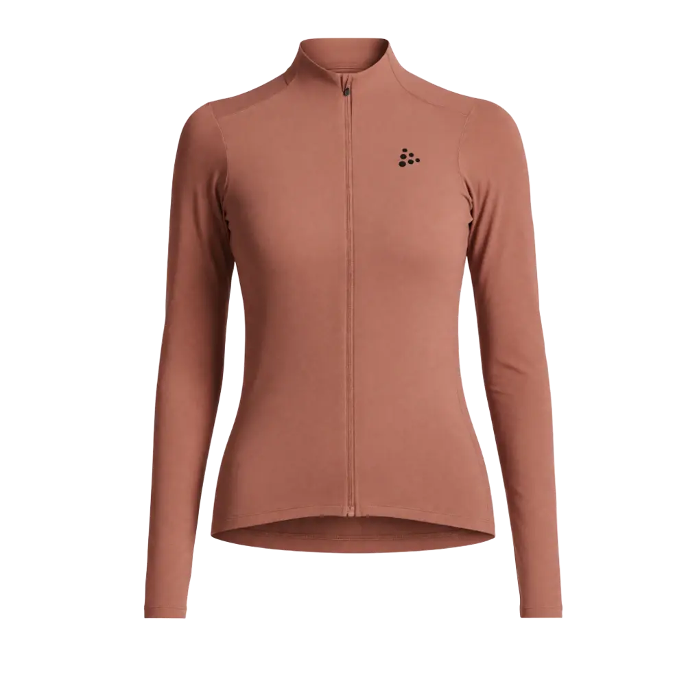 CRAFT CORE Bike Essence Wool Fietsshirt Lange Mouwen Roze Dames