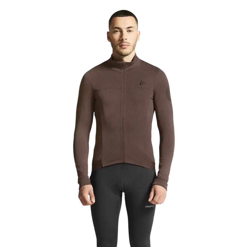 CRAFT ADV Bike SubZ Fietsshirt Lange Mouwen Bruin Heren