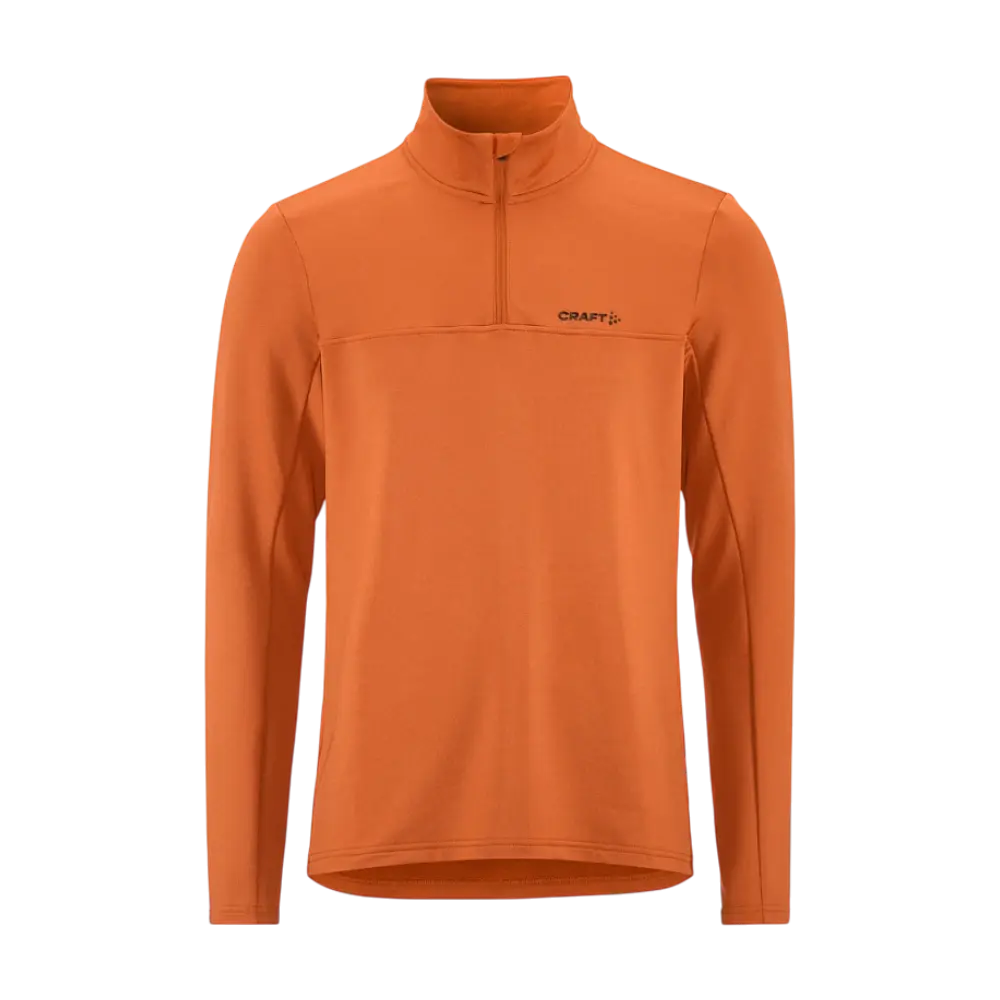 CRAFT CORE Gain Midlayer Lange Mouwen Donkeroranje Heren