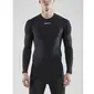 Craft Pro Control Comp Thermoshirt Lange Mouwen 3-pack Zwart Heren