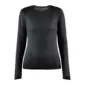 Craft Pro Dry Nanoweight Thermoshirt Lange Mouwen Zwart/Zwart Dames