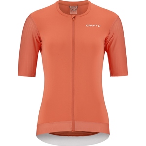Craft ADV Aero Fietsshirt Korte Mouwen Roze/Oranje Dames
