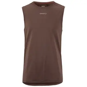 Craft ADV Essence 3 Hardloopshirt Zonder Mouwen Bruin/Rood Heren