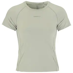 Craft Hypervent Cropped Hardloopshirt Korte Mouwen Groen Dames