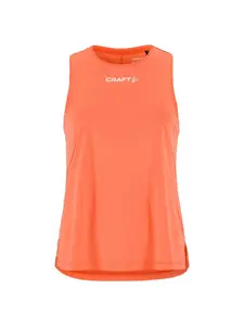 Craft CORE Essence 2 Hardloop Singlet Oranje/Roze Dames