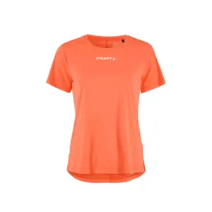 Craft CORE Essence 2 Hardloopshirt Korte Mouwen Oranje Dames