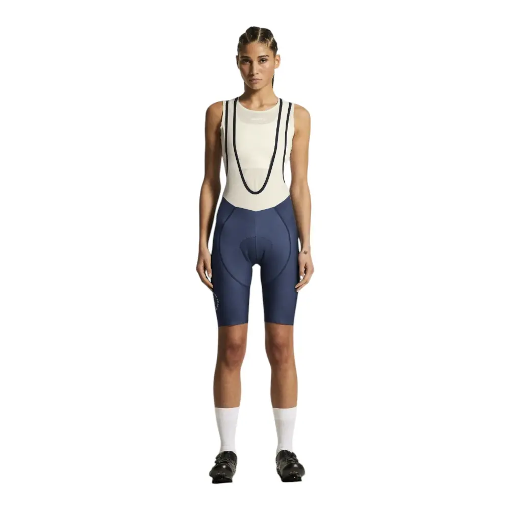 CRAFT Share The Road 6.0 Fietsbroek Kort Blauw/Bruin Dames