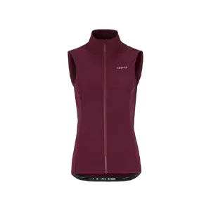 Craft Everyday Thermal Windvest Donkerrood Dames