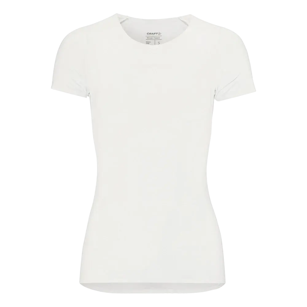 CRAFT Pro Dry Nanoweight Ondershirt Korte Mouwen Wit Dames