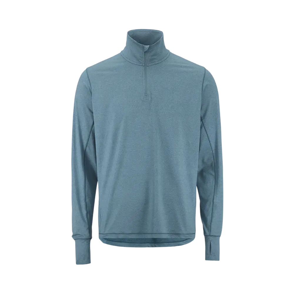 CRAFT Flow HZ Hardloopshirt Lange Mouwen Blauw Melange Heren
