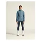 CRAFT Flow HZ Hardloopshirt Lange Mouwen Blauw Melange Heren — afbeelding 9
