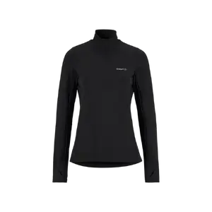 CRAFT Gain Thermal Midlayer 2 Hardloopshirt Lange Mouwen Zwart Dames