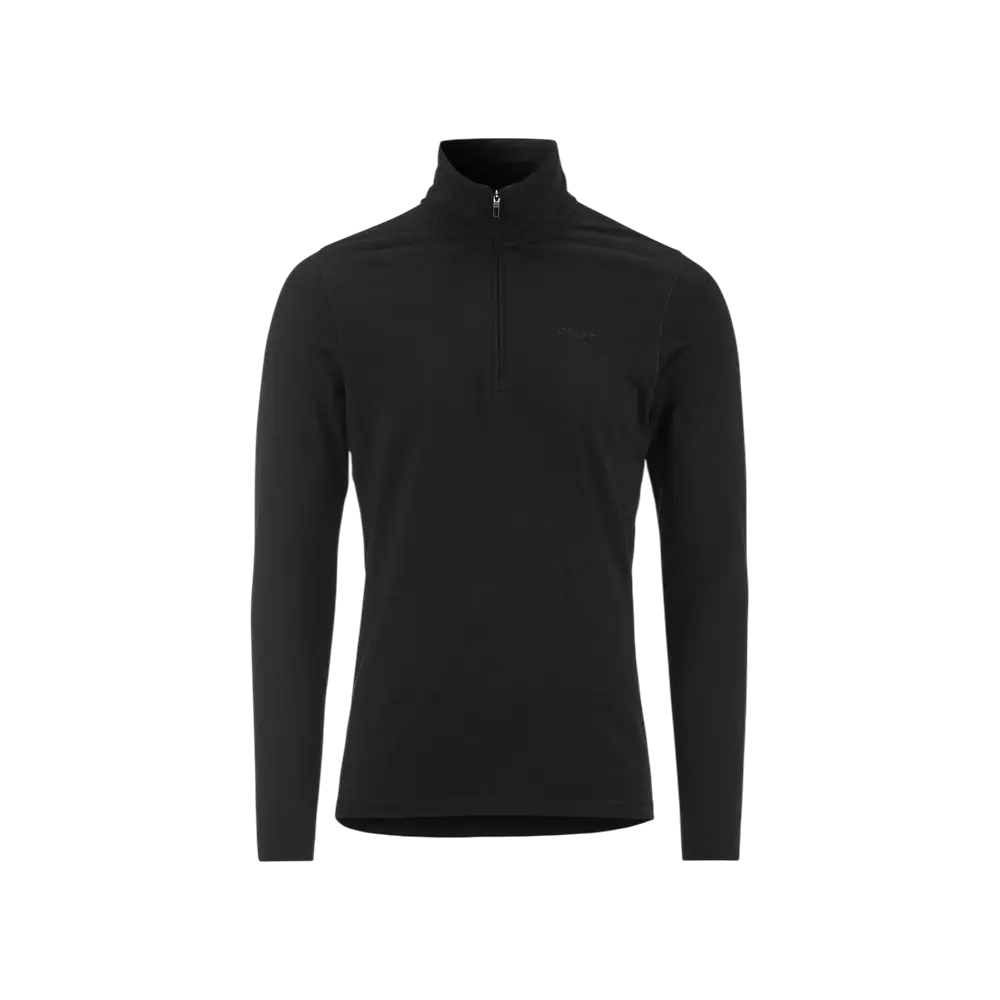 CRAFT Wool 95 HZ Thermoshirt Lange Mouwen Zwart Melange Heren
