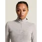 CRAFT Wool 95 HZ Thermoshirt Lange Mouwen Grijs Melange Dames — afbeelding 5