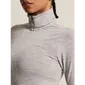 CRAFT Wool 95 HZ Thermoshirt Lange Mouwen Grijs Melange Dames — afbeelding 6