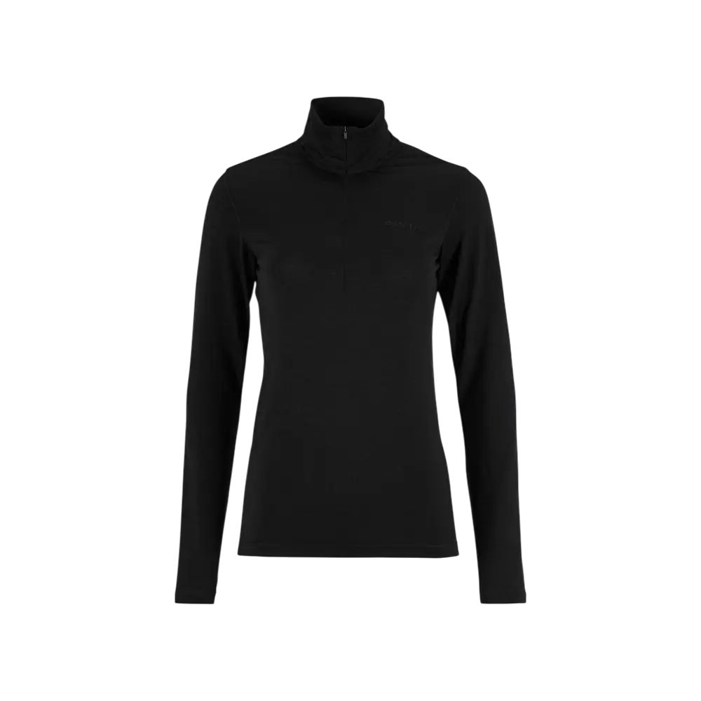 CRAFT Wool 95 HZ Thermoshirt Lange Mouwen Zwart Melange Dames