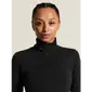 CRAFT Wool 95 HZ Thermoshirt Lange Mouwen Zwart Melange Dames — afbeelding 4