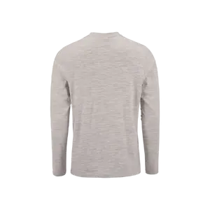 CRAFT Wool 95 CN Thermoshirt Lange Mouwen Grijs Melange Heren