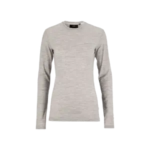 CRAFT Wool 95 CN Thermoshirt Lange Mouwen Grijs Melange Dames