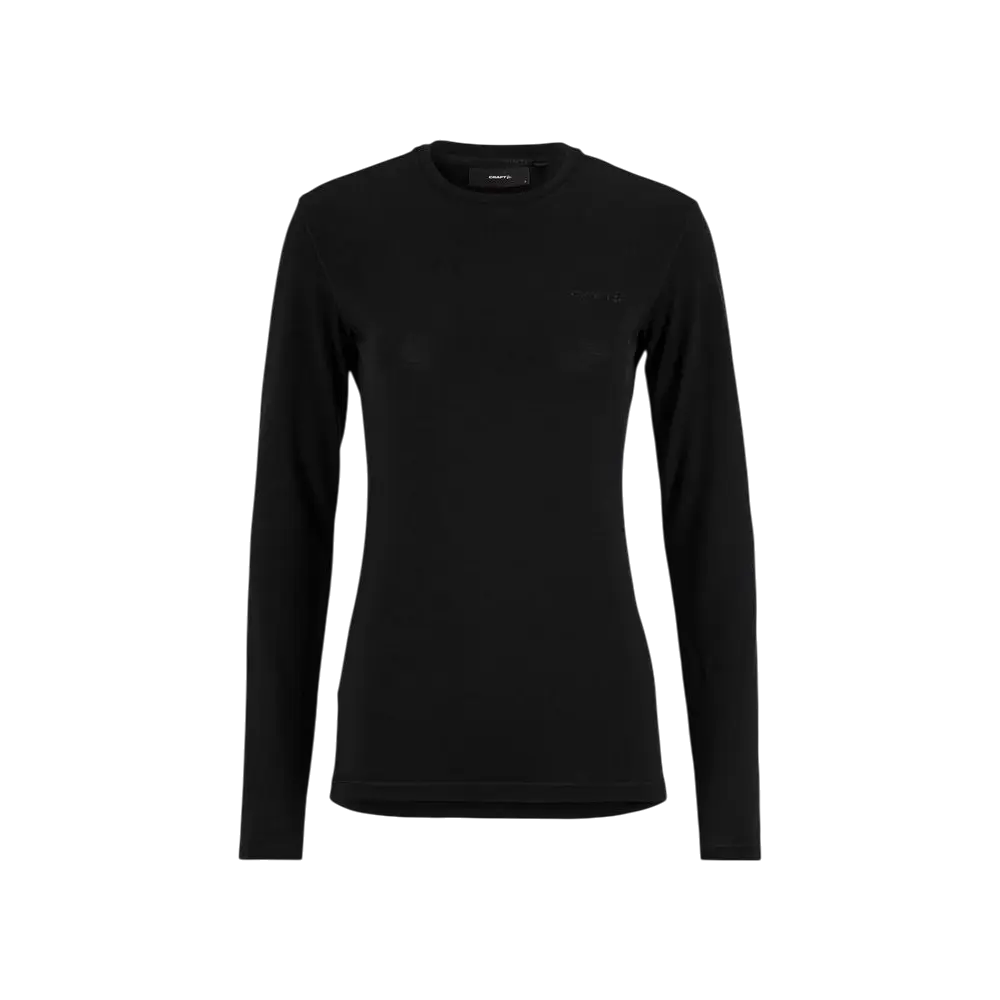 CRAFT Wool 95 CN Thermoshirt Lange Mouwen Zwart Melange Dames