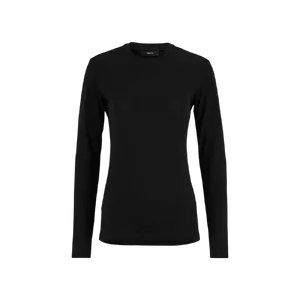 Craft Wool 95 CN Thermoshirt Lange Mouwen Zwart Melange Dames