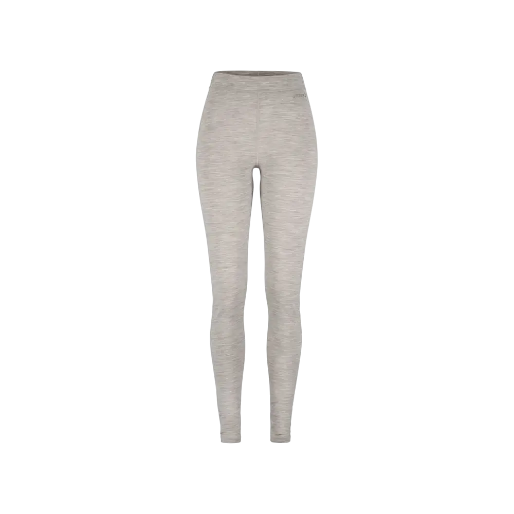 CRAFT Wool 95 Thermobroek Lang Grijs Melange Dames