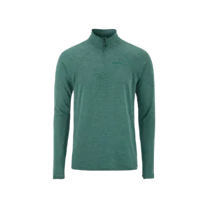 CRAFT Wool Hardloopshirt Lange Mouwen PERIDOT/MELANGE Heren