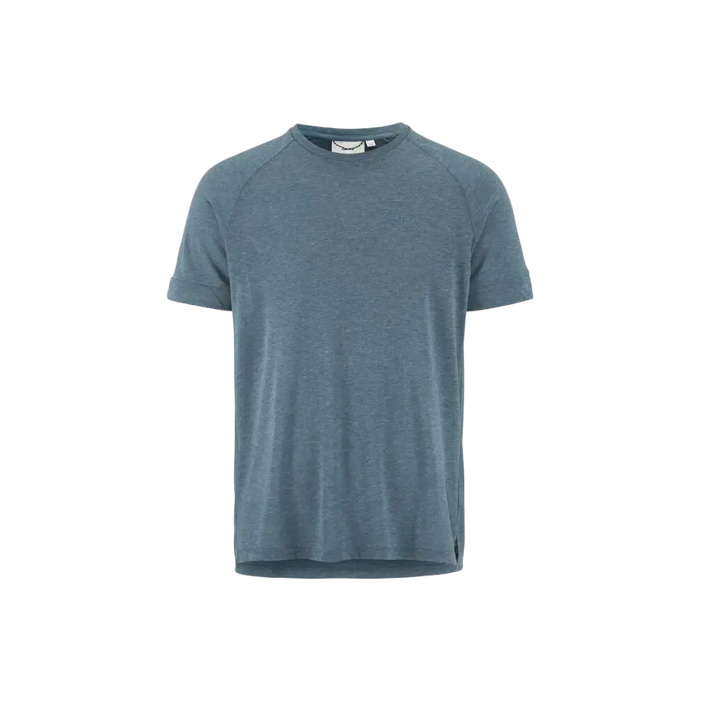 CRAFT Wool Hardloopshirt Korte Mouwen Blauw Melange Heren