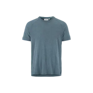 CRAFT Wool Hardloopshirt Korte Mouwen Blauw Melange Heren