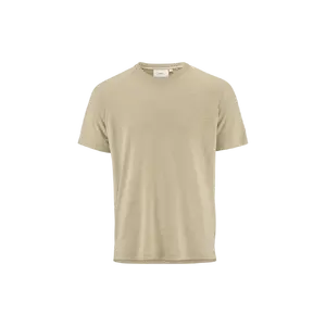 Craft Wool Hardloopshirt Korte Mouwen Lichtbruin Melange Heren