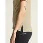 CRAFT Wool Hardloopshirt Korte Mouwen Lichtbruin Melange Dames — afbeelding 9