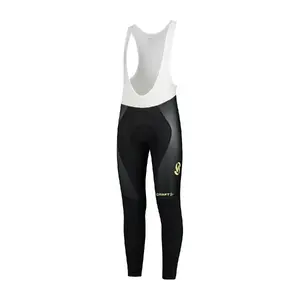 Craft Simone Cornelisse Fietsbroek Lang Met Zeem Zwart/Geel Heren