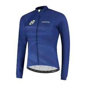 Craft Simone Cornelisse Fietsshirt Lange Mouwen Donkerblauw/Blauw Heren