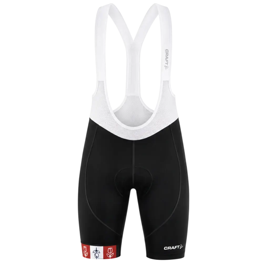 CRAFT LMTD 3.0 Eneco Tour Fietsbroek Kort Dutch Bloom Zwart/Rood Heren