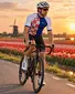 CRAFT LMTD 2.0 Eneco Tour Fietsshirt Korte Mouwen Dutch Bloom Rood/Wit/Blauw — afbeelding 7