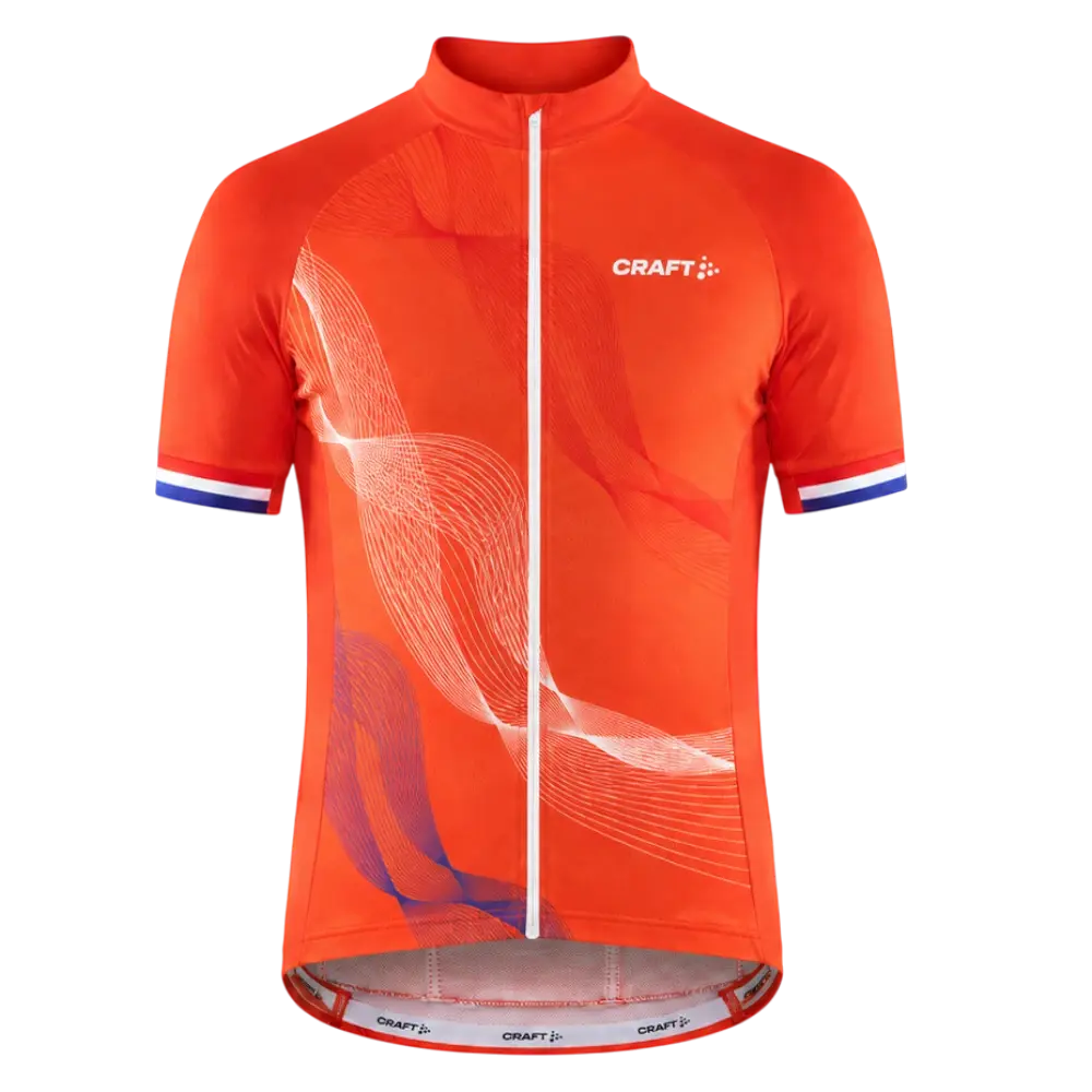 CRAFT LMTD 2.0 Eneco Tour Fietsshirt Korte Mouwen Oranje Heren