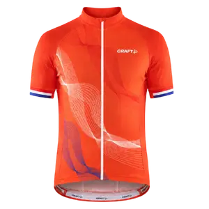 Craft LMTD 2.0 Eneco Tour Fietsshirt Korte Mouwen Oranje Heren
