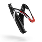 Elite Custom Race Black Glossy Logo Red Bidonhouder